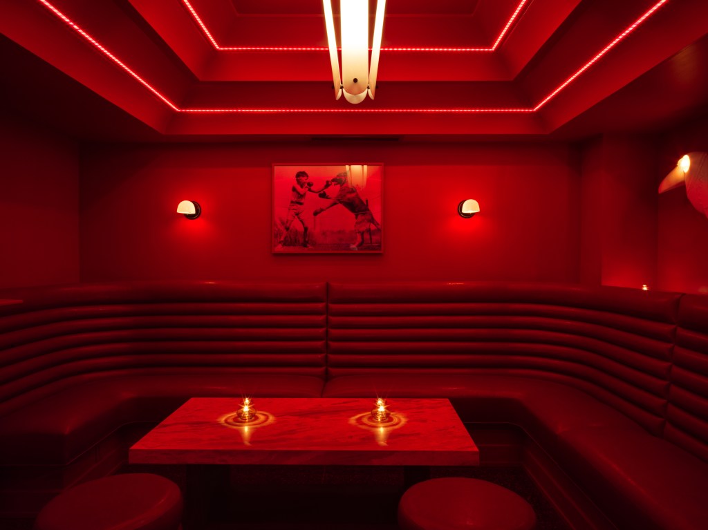 The red room at Mister Paradise