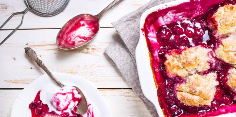 cherry cobbler from scratch