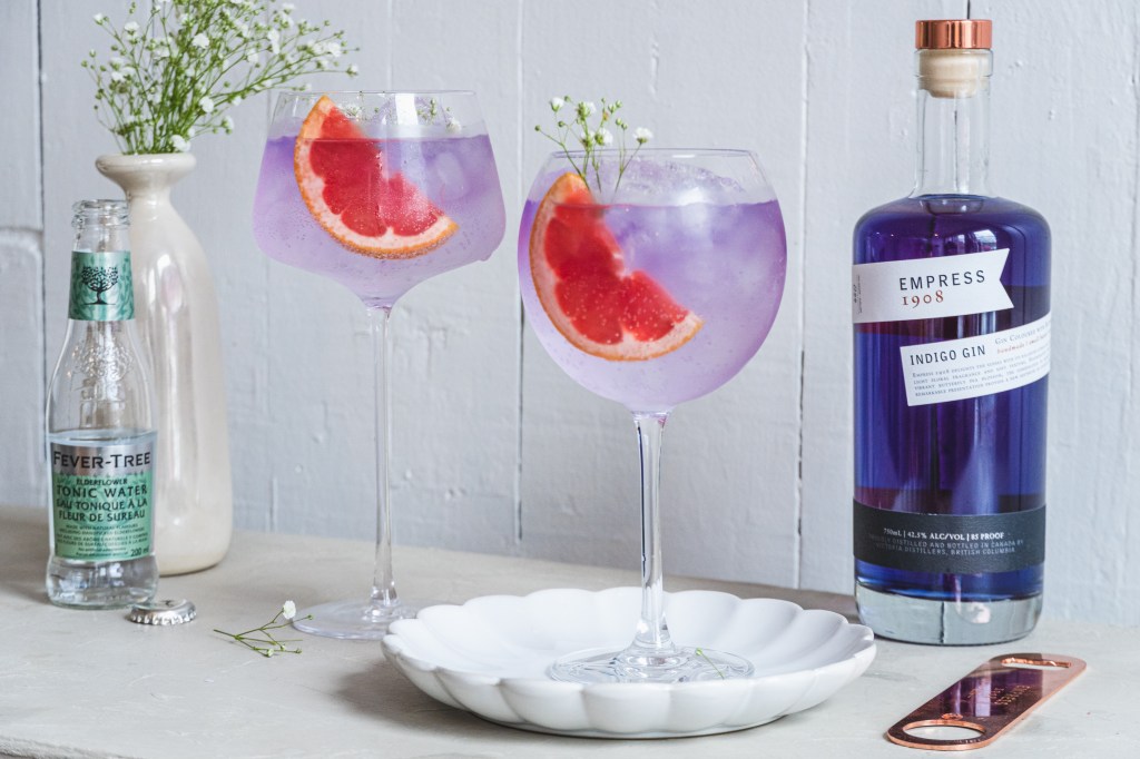 Empress Elderflower cocktail