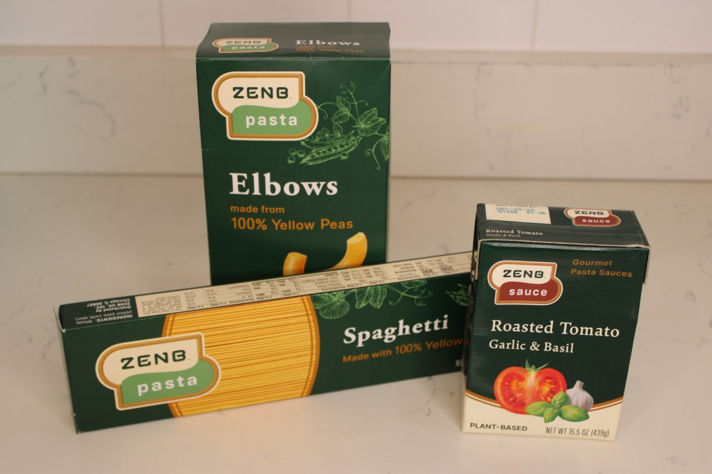 ZENB plant-based pasta products