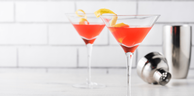 Cosmopolitan cocktail