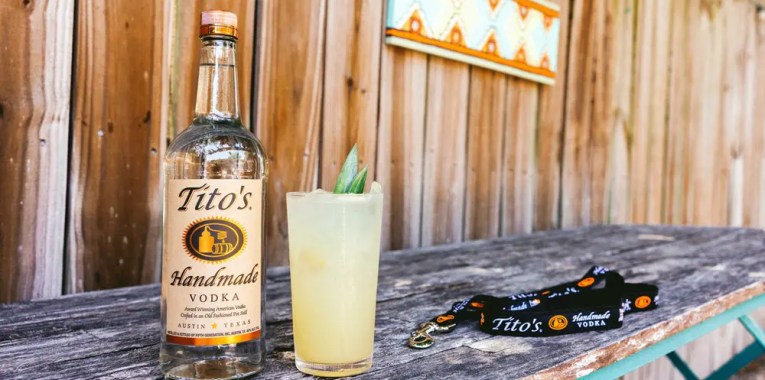 Tito's vodka and cocktail