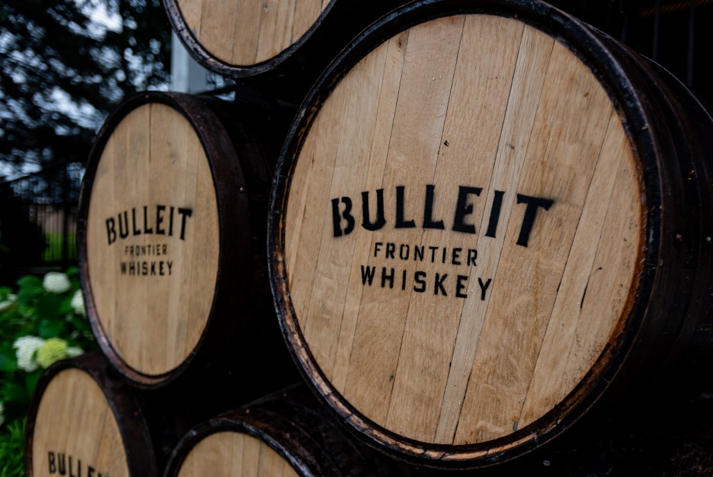 Bulleit bourbon barrels